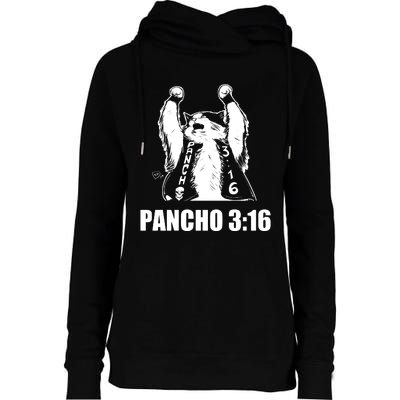 Cat Pancho 3 16 Womens Funnel Neck Pullover Hood