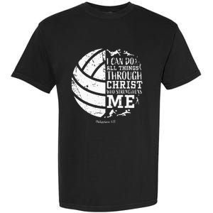 Cute Philippians 413 Volleyball Gifts Teen Women Her Garment-Dyed Heavyweight T-Shirt