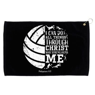 Cute Philippians 413 Volleyball Gifts Teen Women Her Grommeted Golf Towel