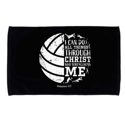 Cute Philippians 413 Volleyball Gifts Teen Women Her Microfiber Hand Towel