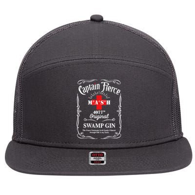 Captain Pierce 4077 Original Swamp Gin 7 Panel Mesh Trucker Snapback Hat