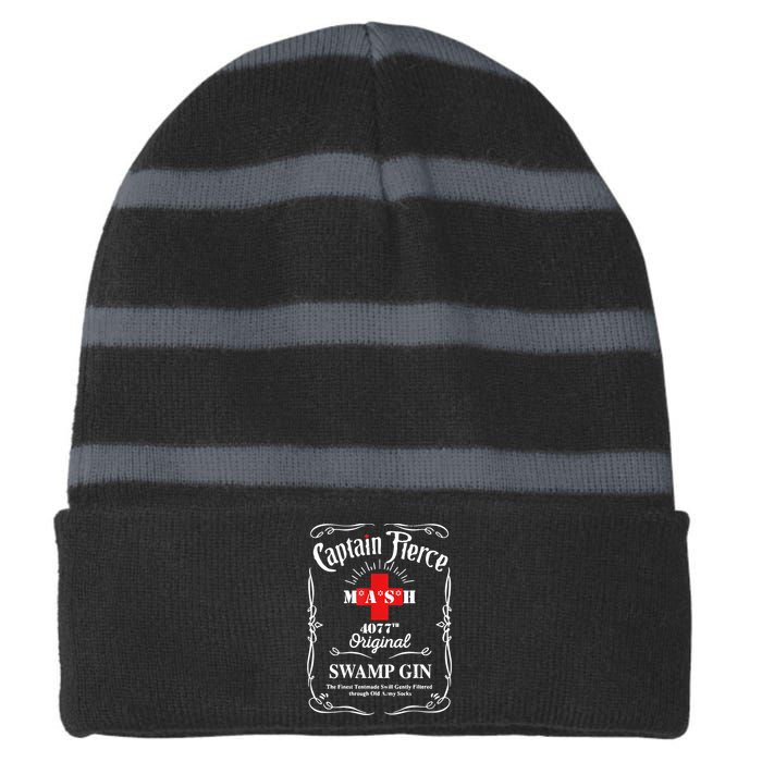 Captain Pierce 4077 Original Swamp Gin Striped Beanie with Solid Band