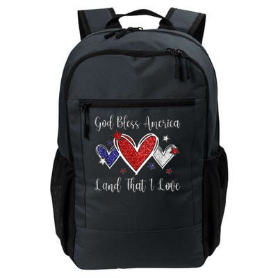 Cute Patriotic 4th Of July God Bless America Daily Commute Backpack