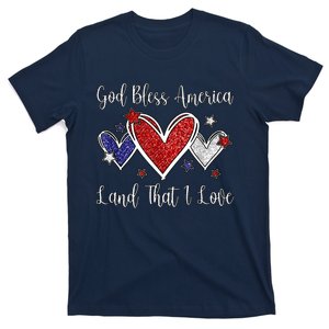 Cute Patriotic 4th Of July God Bless America T-Shirt