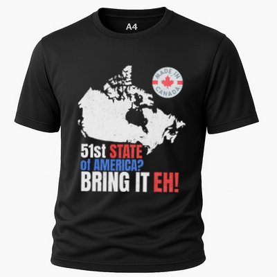 Canadian Patriotic Anti Trump Canada Map Performance Shirt