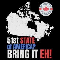 Canadian Patriotic Anti Trump Canada Map Sweatshirt