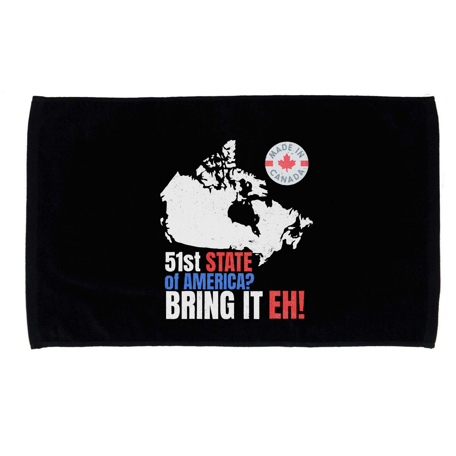 Canadian Patriotic Anti Trump Canada Map Microfiber Hand Towel