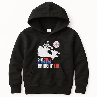 Canadian Patriotic Anti Trump Canada Map Kids Hoodie