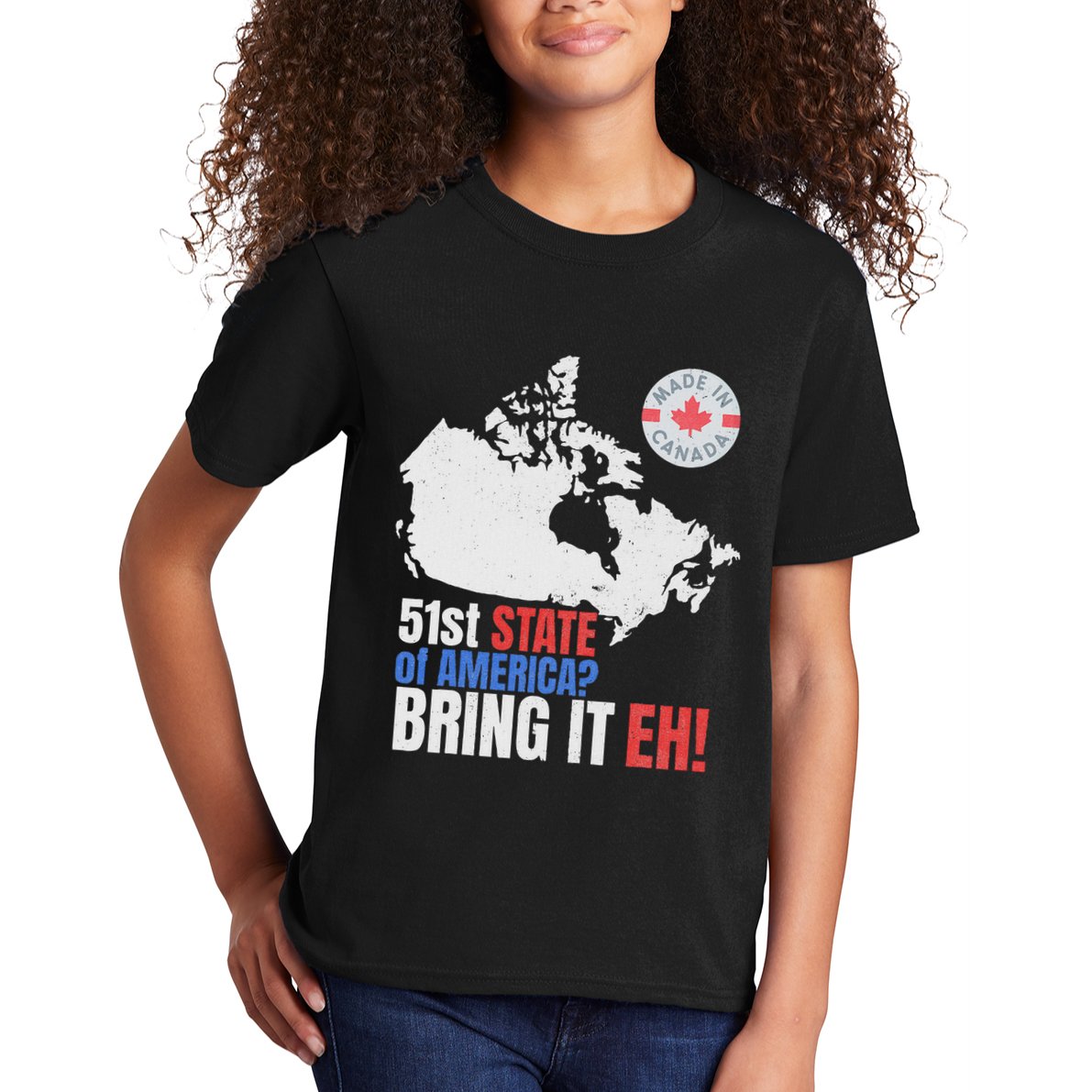 Canadian Patriotic Anti Trump Canada Map Kids T-Shirt