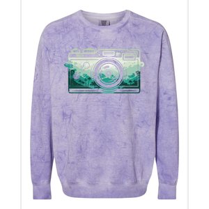 Cool Photography Art Photographer Camera Lover Gift Colorblast Crewneck Sweatshirt