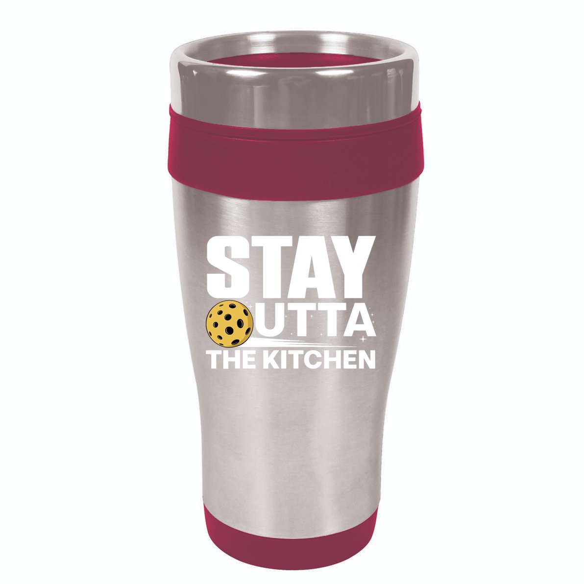 Cool Pickleball Art Pickleball Player Sport 16oz Travel Tumbler