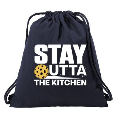 Cool Pickleball Art Pickleball Player Sport Drawstring Bag