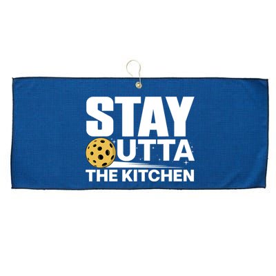 Cool Pickleball Art Pickleball Player Sport Large Microfiber Waffle Golf Towel