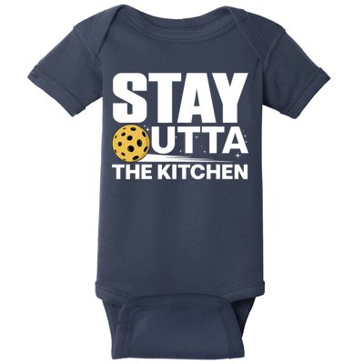 Cool Pickleball Art Pickleball Player Sport Baby Bodysuit