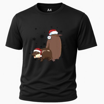 Christmas Pesto And Moo Deng Friendship Performance Shirt