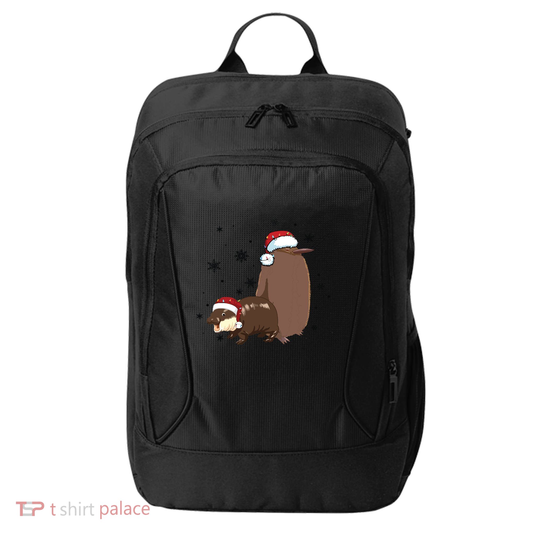 Christmas Pesto And Moo Deng Friendship City Backpack
