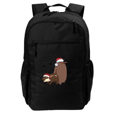 Christmas Pesto And Moo Deng Friendship Backpack