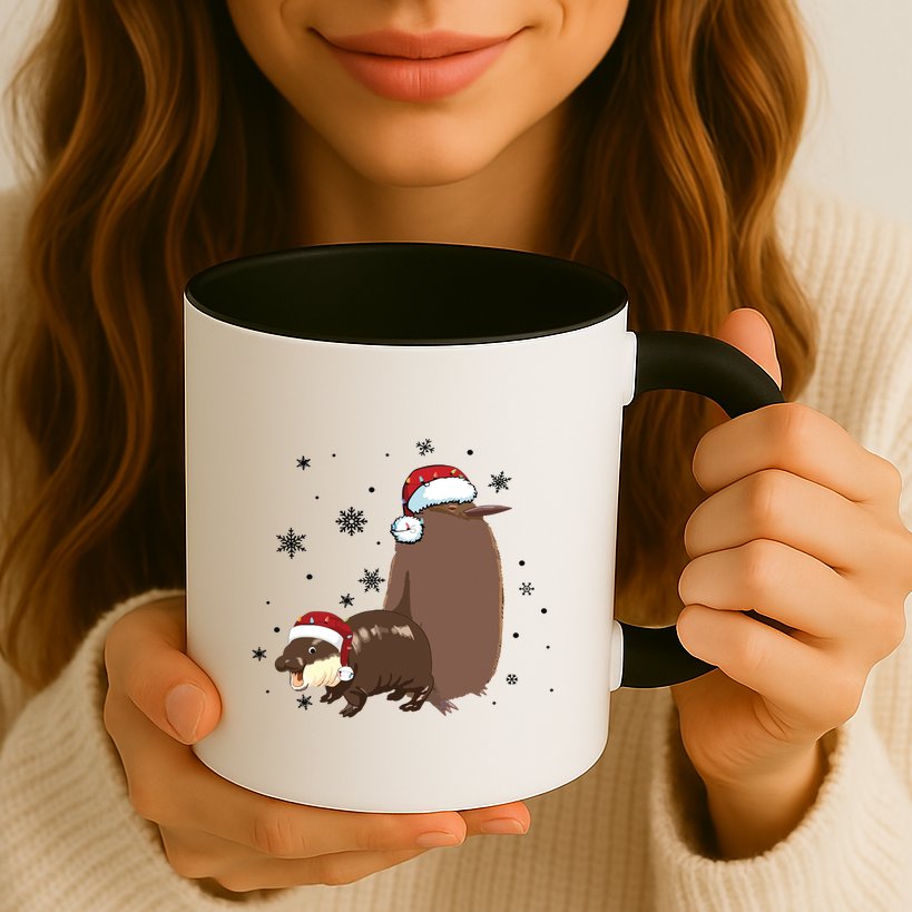Christmas Pesto And Moo Deng Friendship Mug