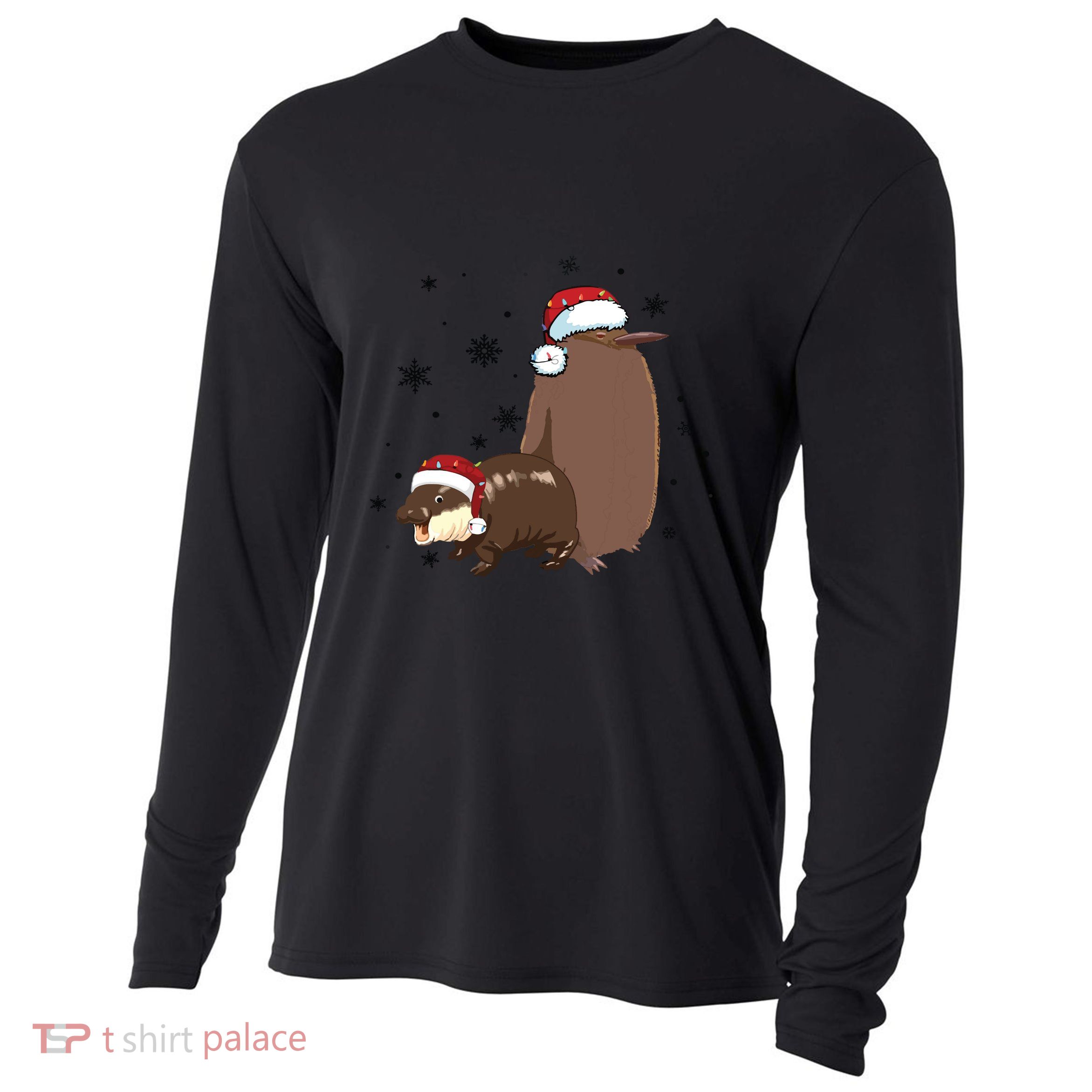 Christmas Pesto And Moo Deng Friendship Cooling Performance Long Sleeve Crew