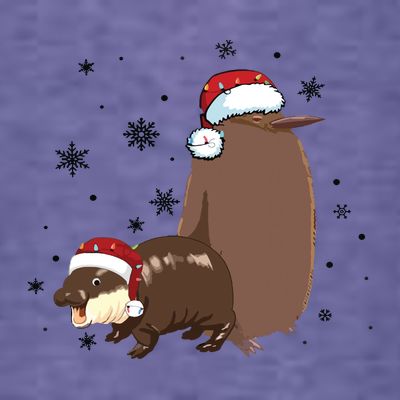 Christmas Pesto And Moo Deng Friendship T-Shirt