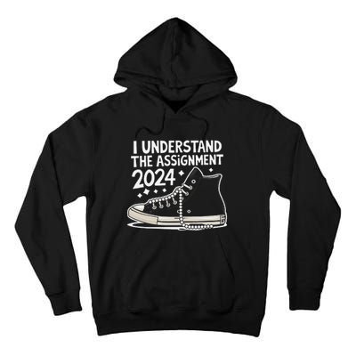 Chucks Pearls And Politics Harris Tall Hoodie