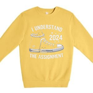 Chucks Pearls And Progress Harris Premium Crewneck Sweatshirt