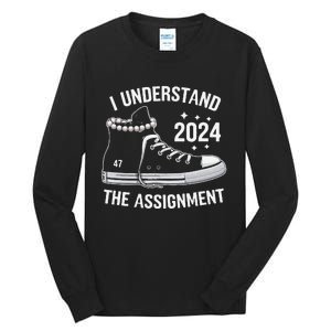 Chucks Pearls And Progress Harris Tall Long Sleeve T-Shirt