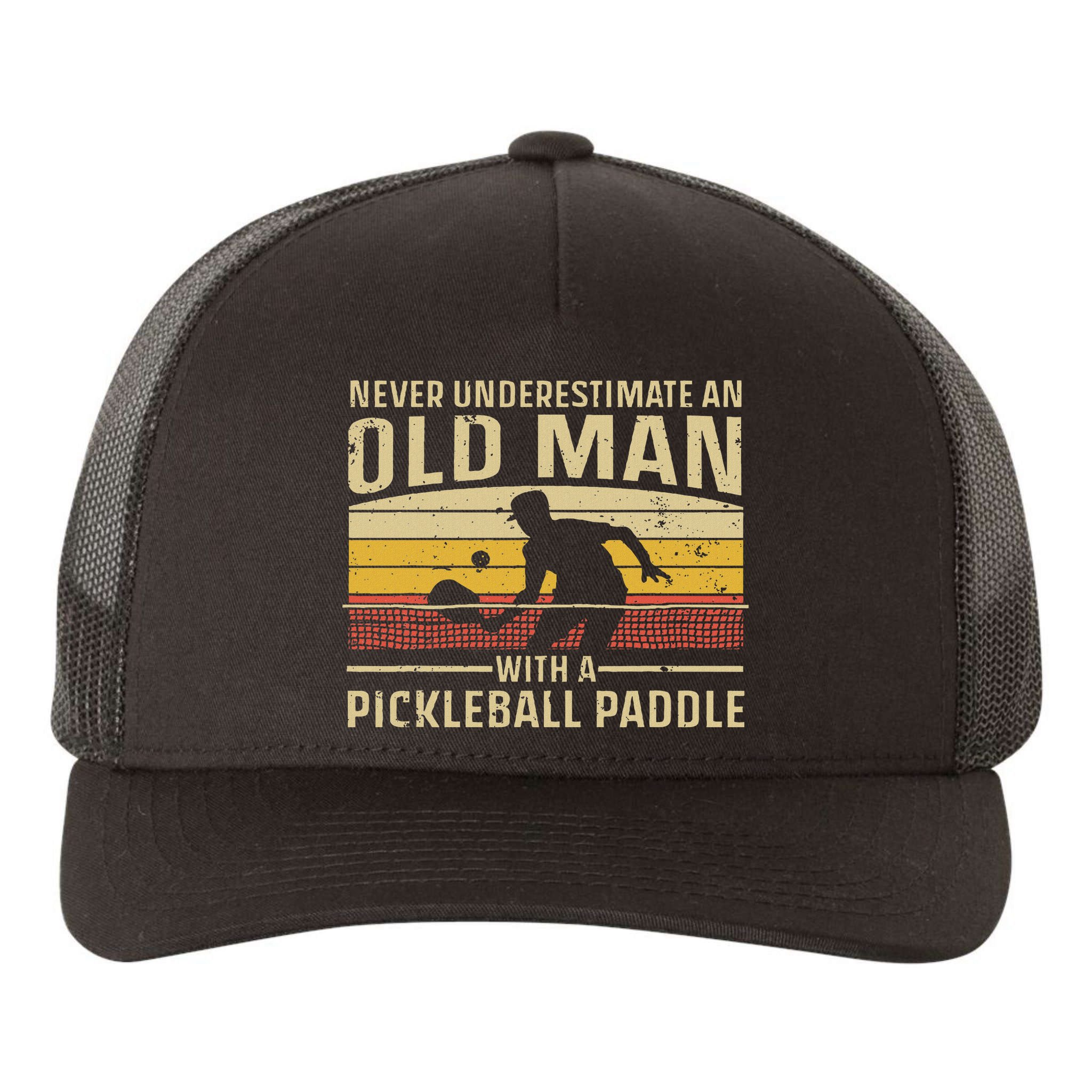 Cool Pickleball Art For Women Paddle Pickleball Player Yupoong Adult 5-Panel Trucker Hat