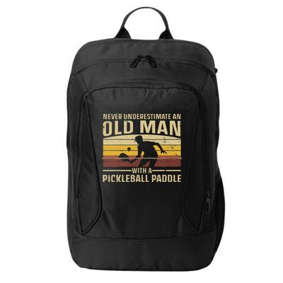 Cool Pickleball Art For Women Paddle Pickleball Player City Backpack