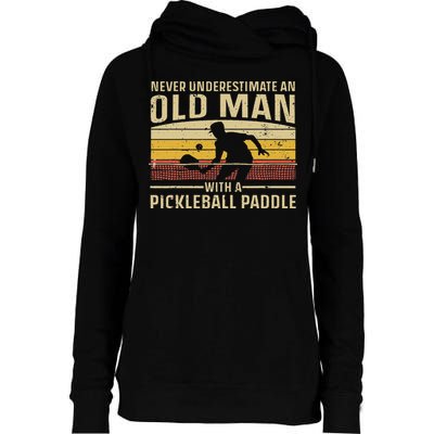 Cool Pickleball Art For Women Paddle Pickleball Player Womens Funnel Neck Pullover Hood