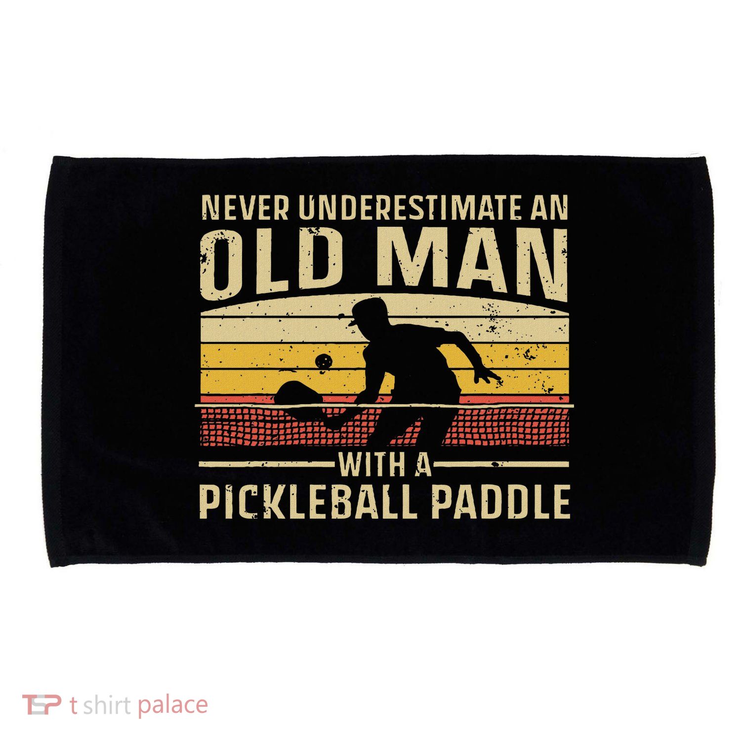 Cool Pickleball Art For Women Paddle Pickleball Player Microfiber Hand Towel