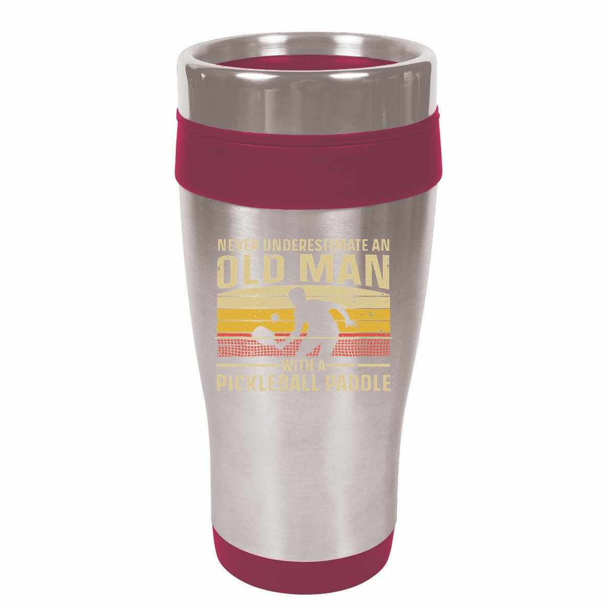 Cool Pickleball Art For Women Paddle Pickleball Player 16oz Travel Tumbler