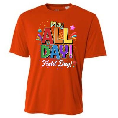 Colorful Play All Day Field Day Cooling Performance Crew T-Shirt