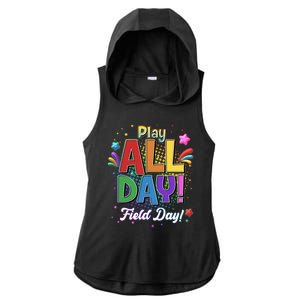 Colorful Play All Day Field Day Ladies PosiCharge Tri-Blend Wicking Draft Hoodie Tank