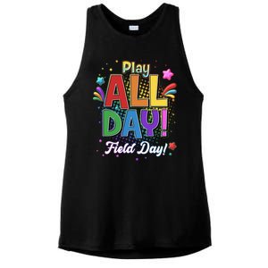 Colorful Play All Day Field Day Ladies PosiCharge Tri-Blend Wicking Tank