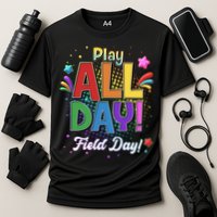 Colorful Play All Day Field Day Performance Shirt