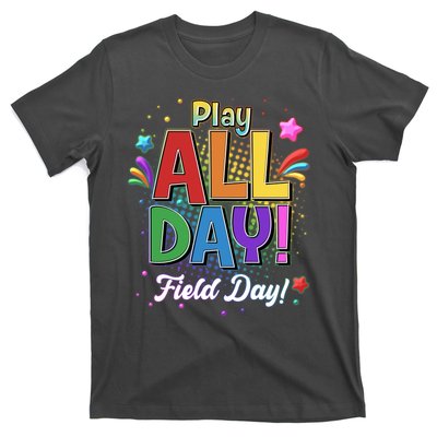 Colorful Play All Day Field Day T-Shirt