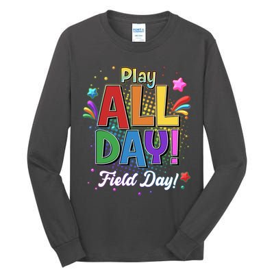 Colorful Play All Day Field Day Tall Long Sleeve T-Shirt