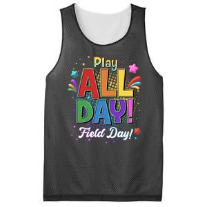 Colorful Play All Day Field Day Mesh Reversible Basketball Jersey Tank