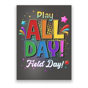 Colorful Play All Day Field Day Poster