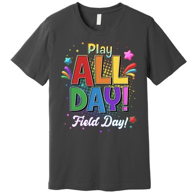 Colorful Play All Day Field Day Premium T-Shirt