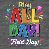 Colorful Play All Day Field Day Baby Bodysuit