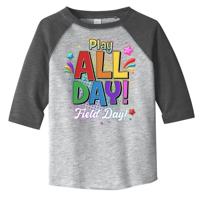 Colorful Play All Day Field Day Toddler Fine Jersey T-Shirt