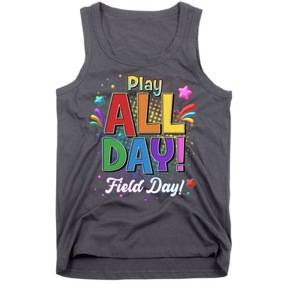 Colorful Play All Day Field Day Tank Top