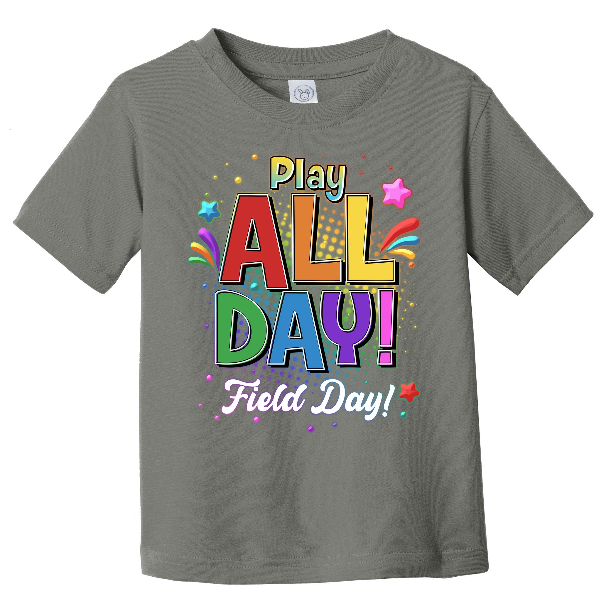Colorful Play All Day Field Day Toddler T-Shirt