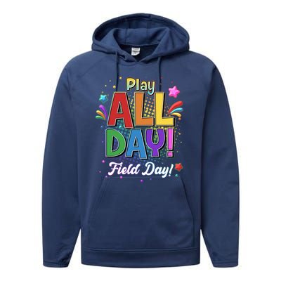 Colorful Play All Day Field Day Performance Fleece Hoodie