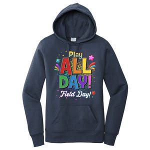 Colorful Play All Day Field Day Women's Pullover Hoodie