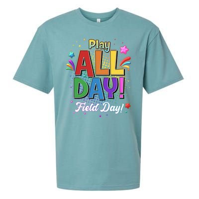 Colorful Play All Day Field Day Sueded Cloud Jersey T-Shirt