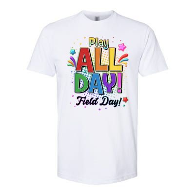 Colorful Play All Day Field Day Softstyle® CVC T-Shirt