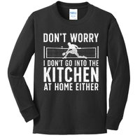 Cool Pickleball Art For Men Women Kitchen Pickle Ball Player Kids Long Sleeve Shirt